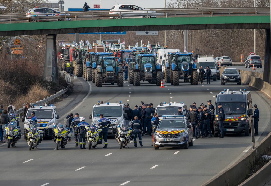 the farmers' strike france